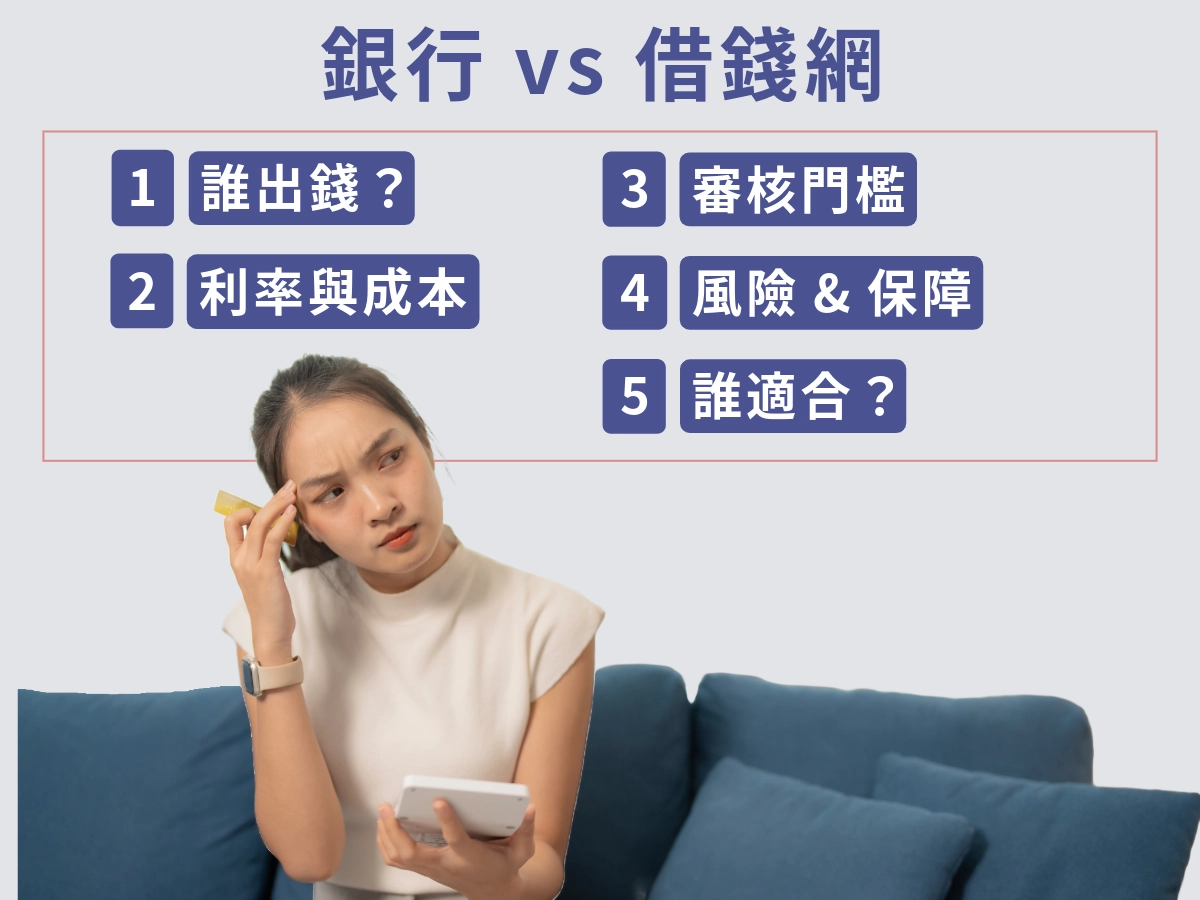 銀行與借錢網差別在哪？