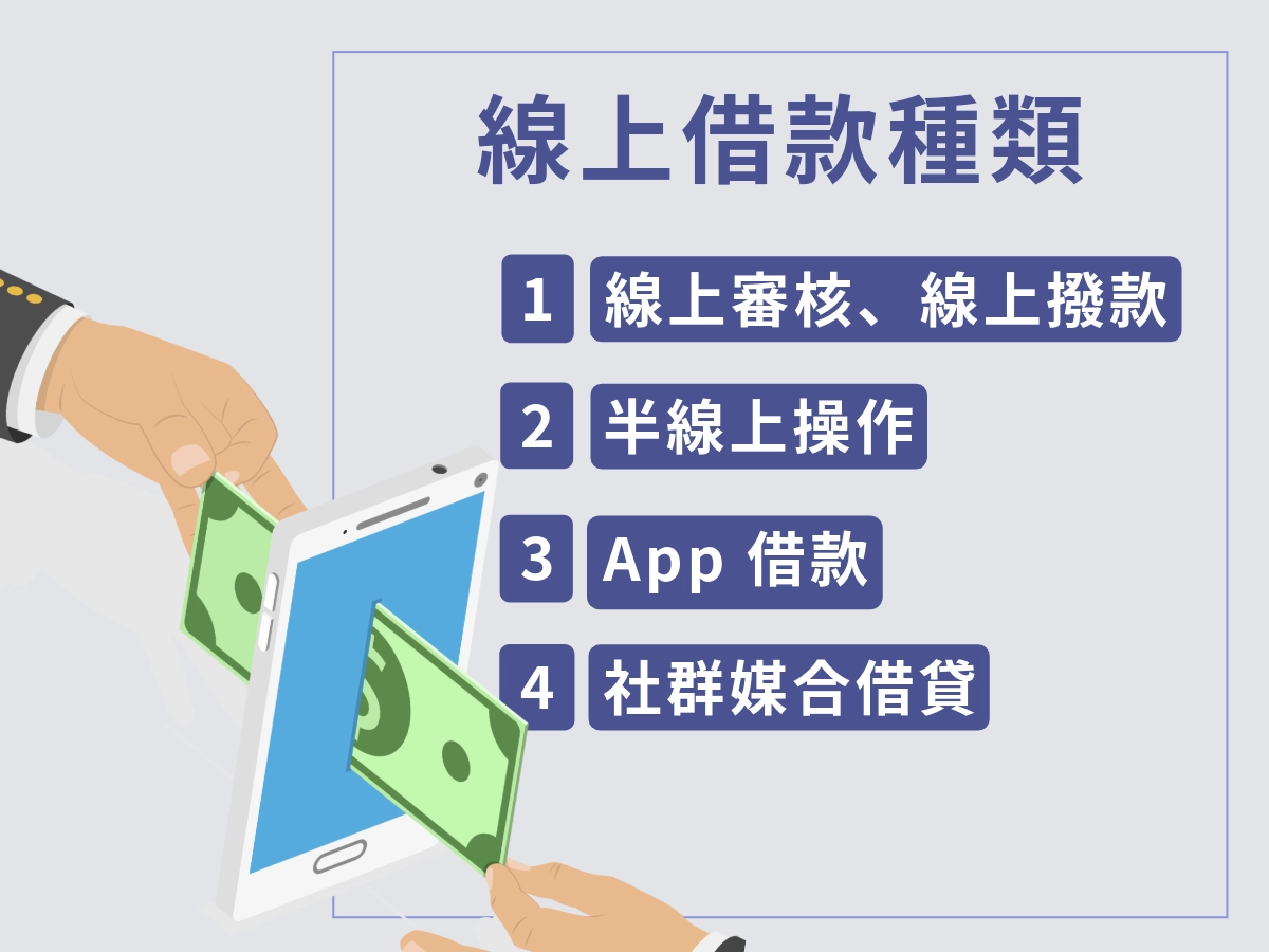 線上借款種類有哪些？