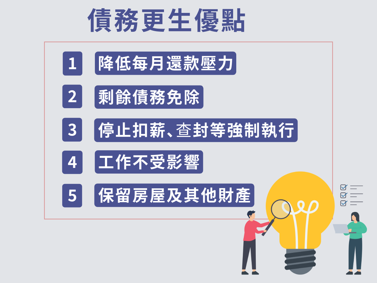 債務更生優點
