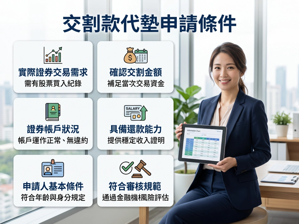 交割款代墊需要什麼條件?