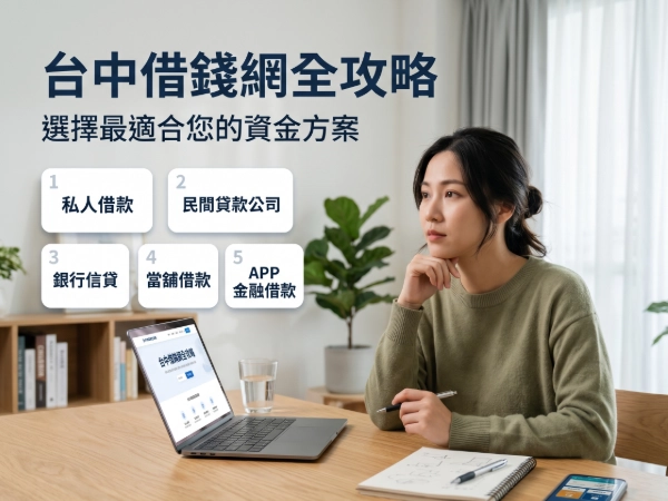 台中借錢網全攻略