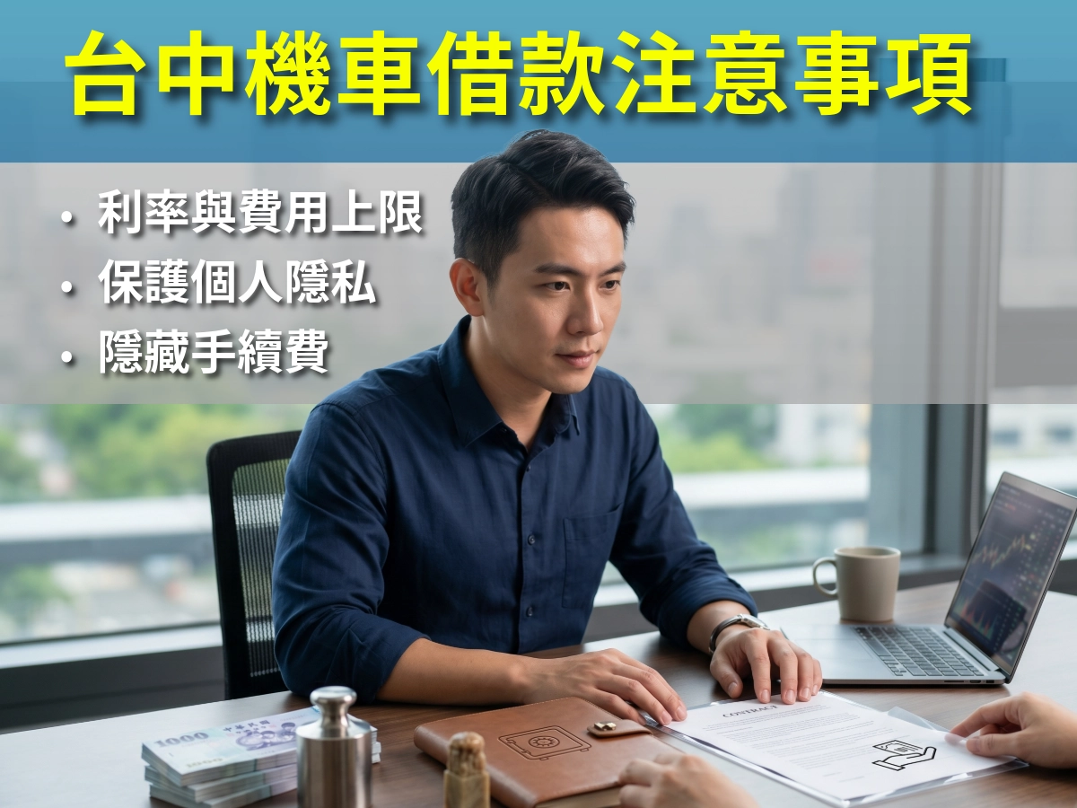 台中機車借款注意事項