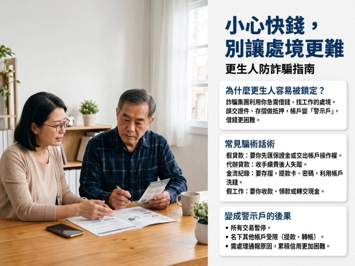 小心快錢讓處境更難處理