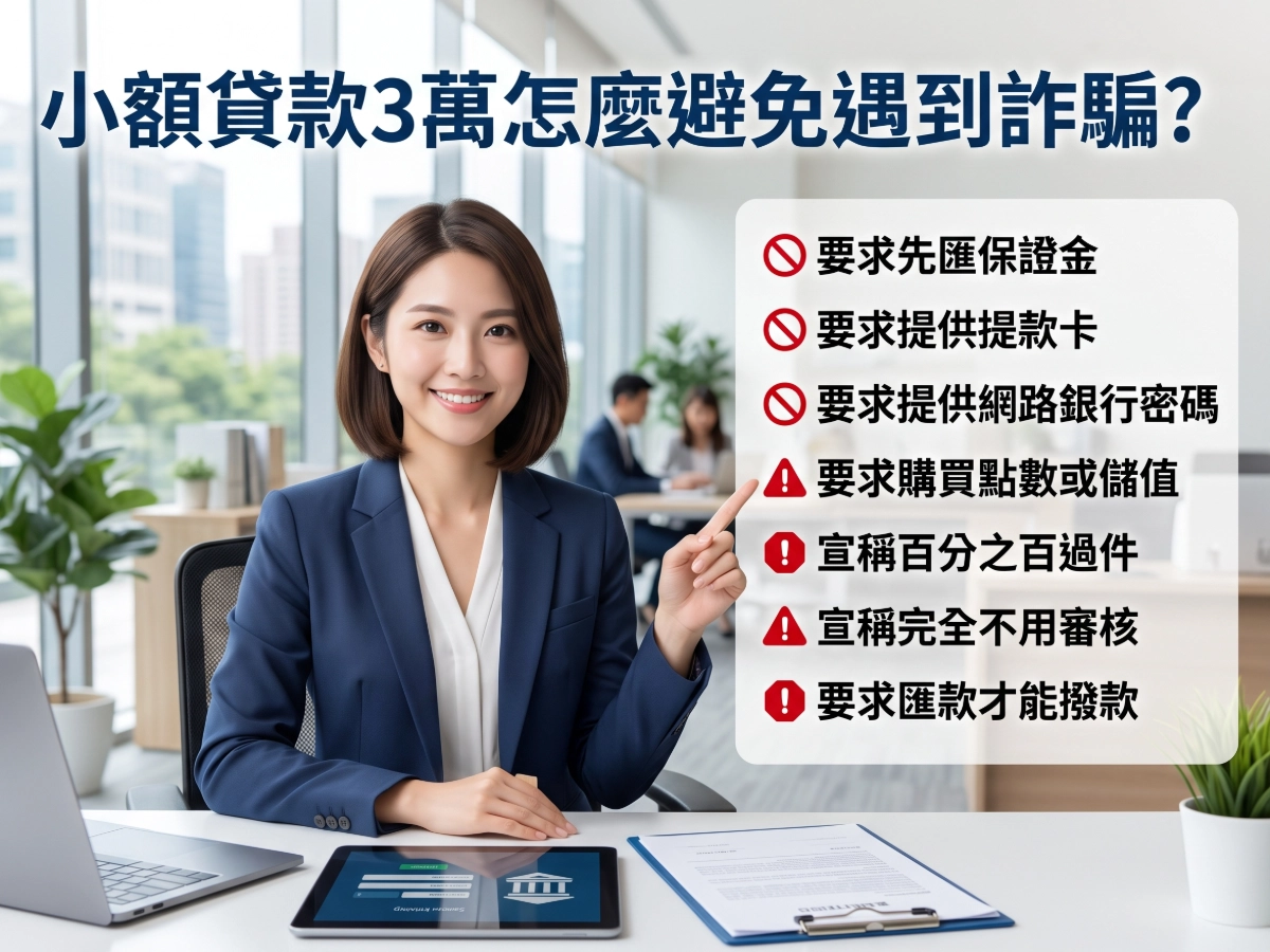 小額貸款3萬怎麼避免遇到詐騙