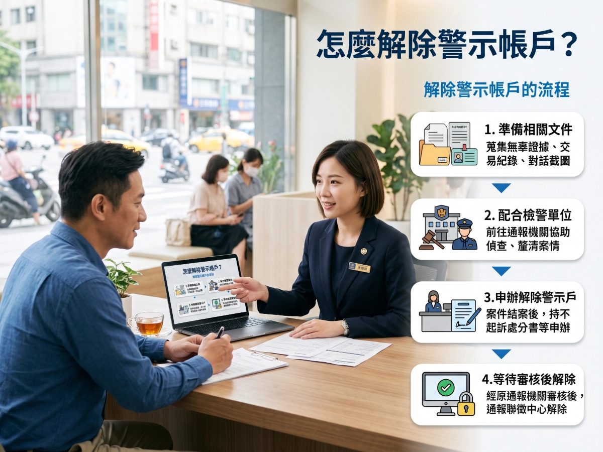 怎麼解除警示帳戶?