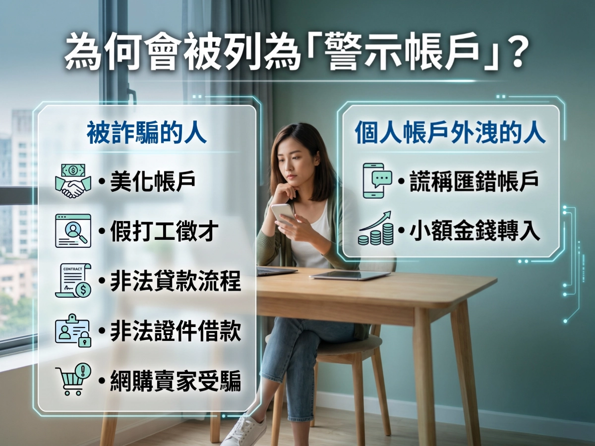 為何會被列為「警示帳戶」?