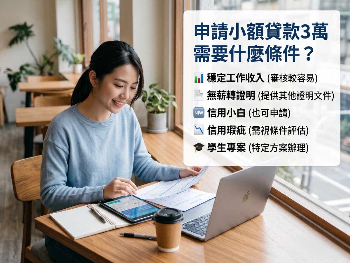 申請小額貸款3萬需要什麼條件