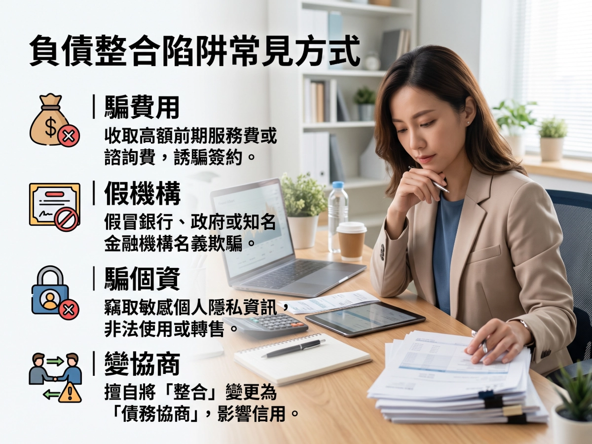 負債整合陷阱常見方式