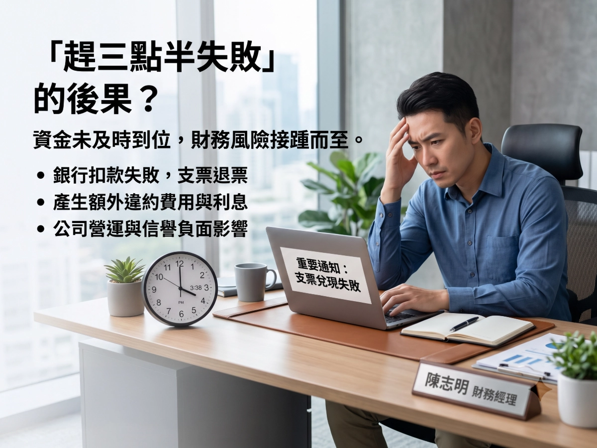 趕三點半「失敗」的後果
