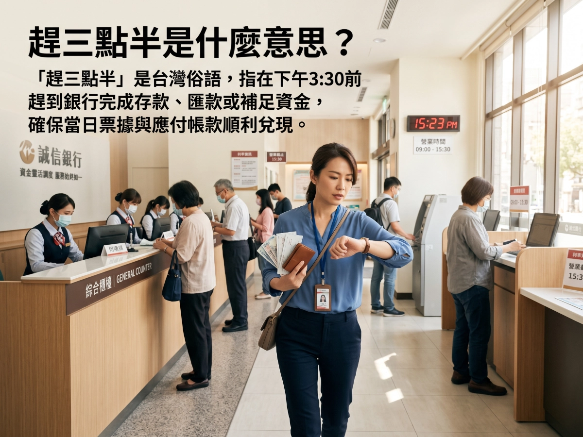 趕三點半是什麼意思